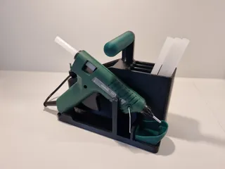 Free STL file Hot Glue Gun Holder 🥵・3D print design to download・Cults