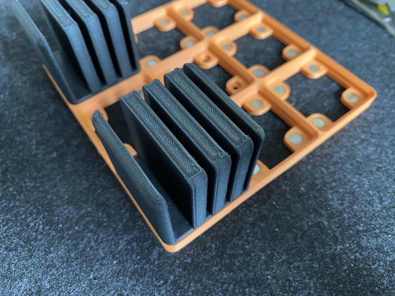 Gridfinity Rulers and Scissors Holder