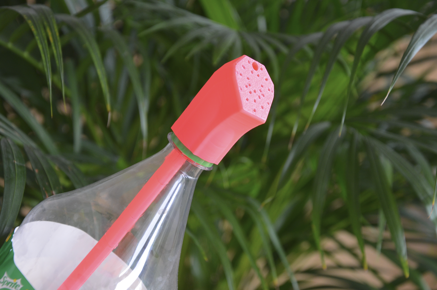 Watering bottle cap