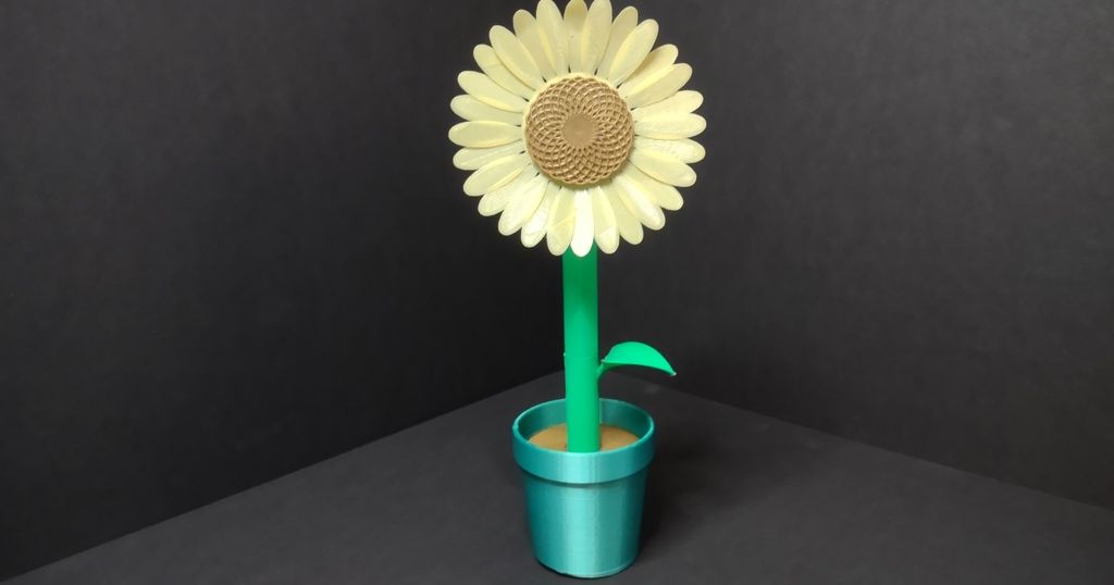 sunflower pen by fuzzyg182 | Download free STL model | Printables.com