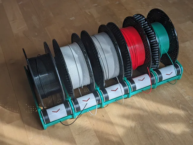 Auto-Rewind Spool Holder for Drybox