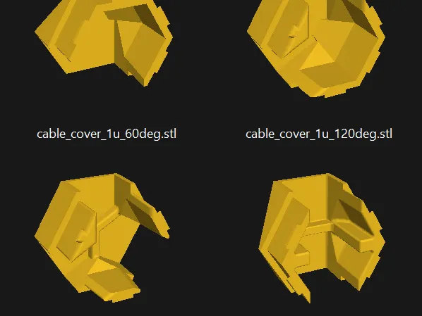 Cable Covers for HSW .stl version