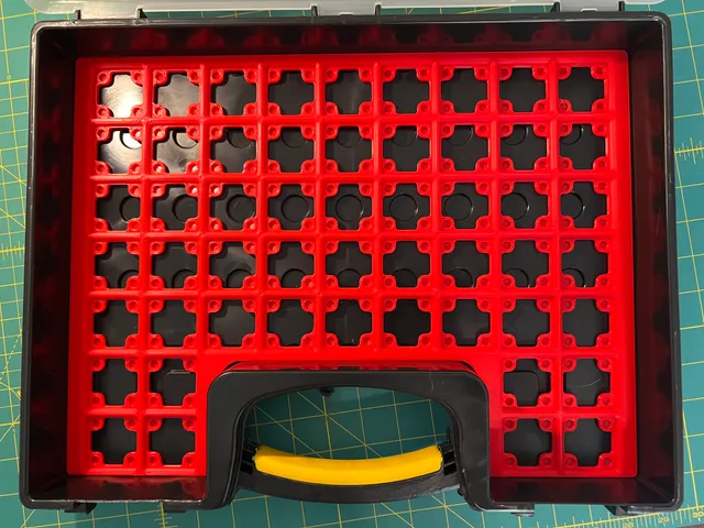 Gridfinity baseplates for Harbor Freight parts organizer (medium)