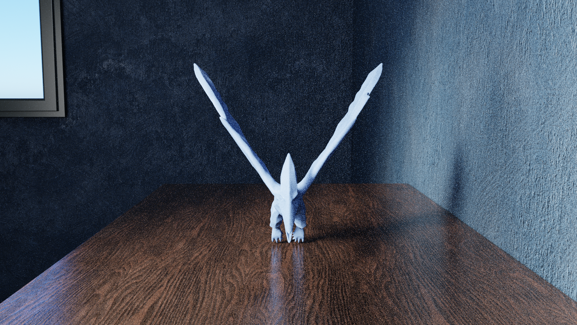 Miniatura 6 do modelo 3D Low Poly Pterodactyl