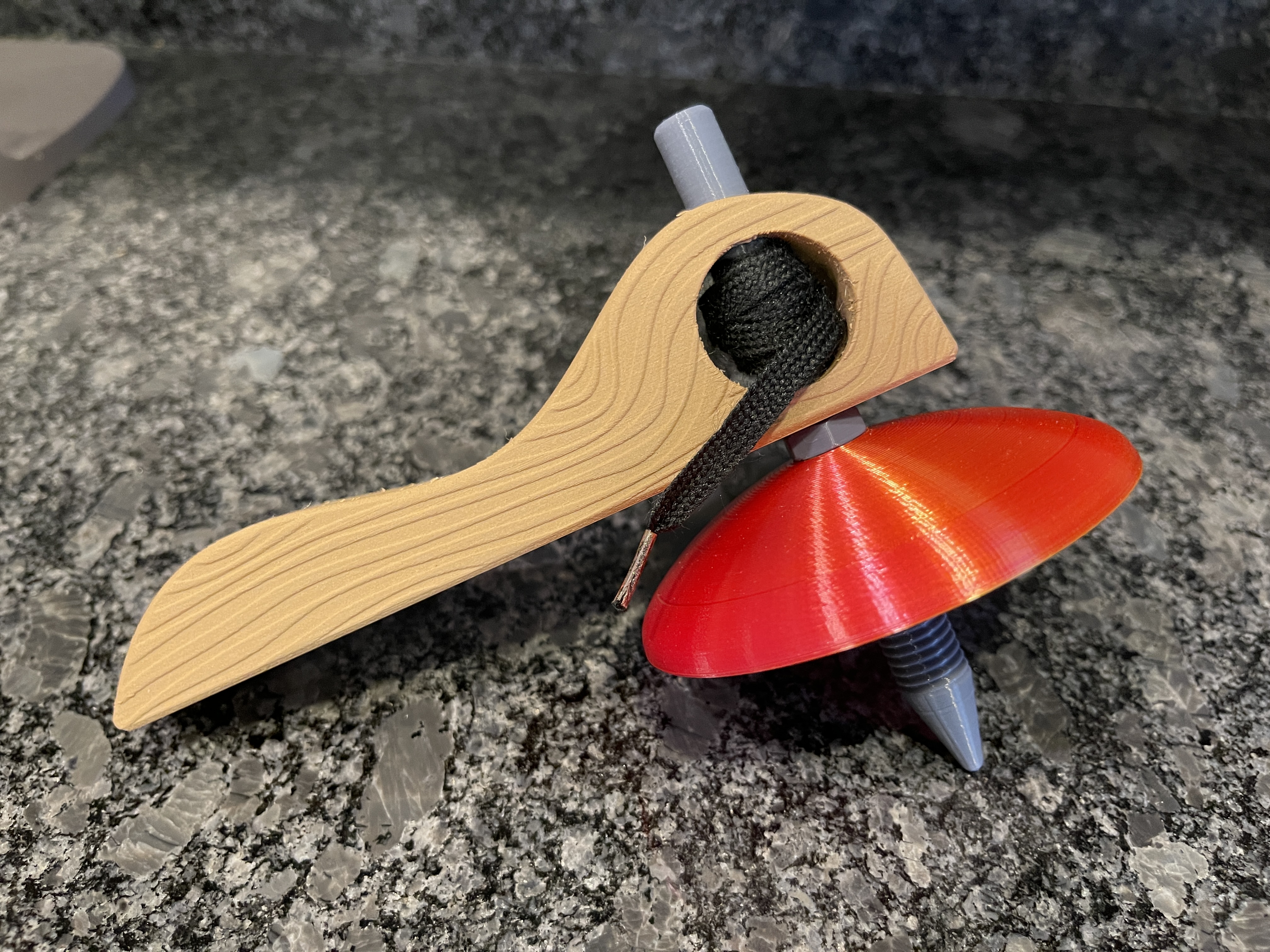 Miniatura 6 do modelo 3D Classic Pull String Top