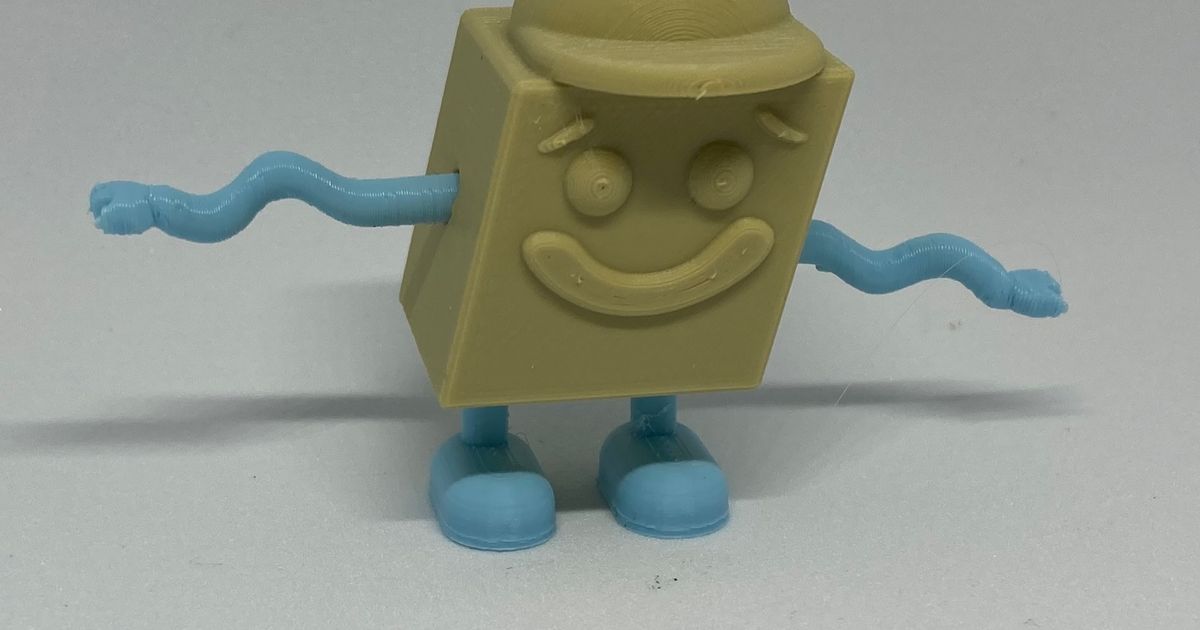 Tofu with Hat by D3D | Download free STL model | Printables.com