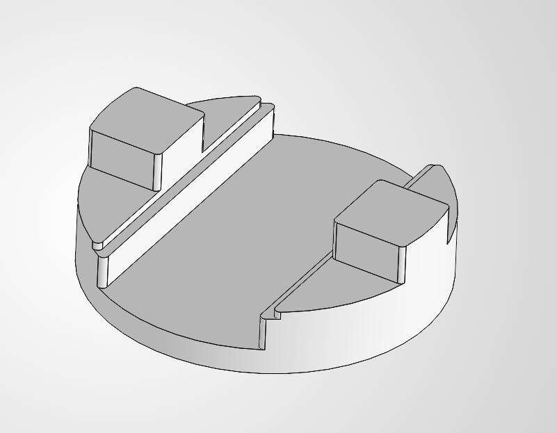 Band Saw Sled - Din Rail