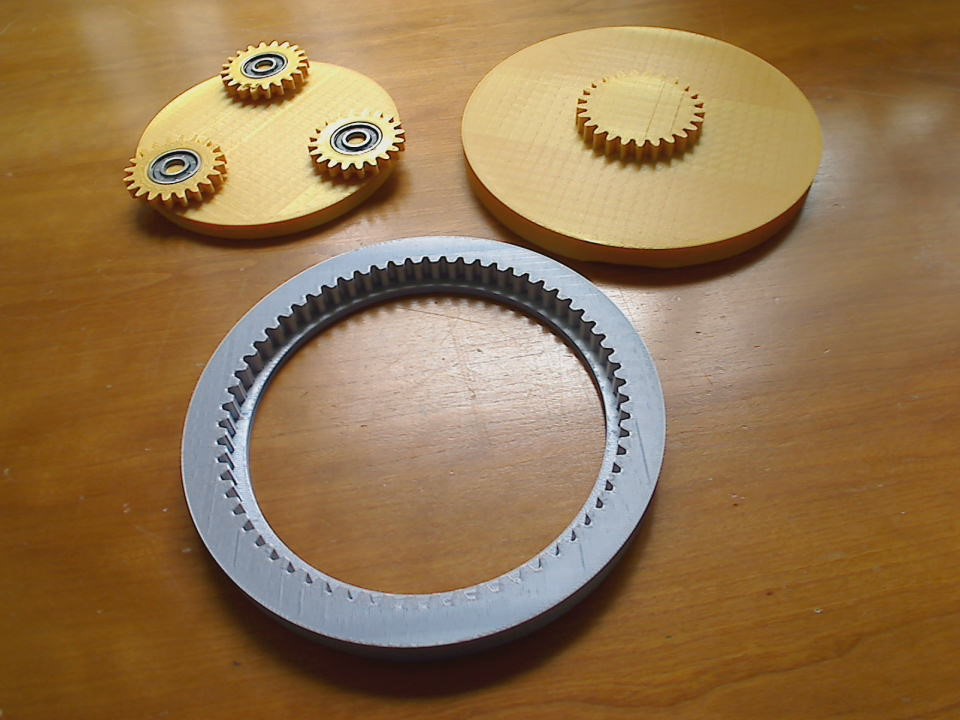 Miniatura 4 do modelo 3D Rotational Stand - Planetary Gears