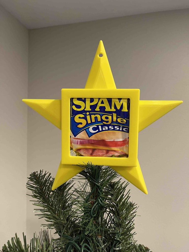 Christmas Tree Spam Star by ICBB Download free STL model