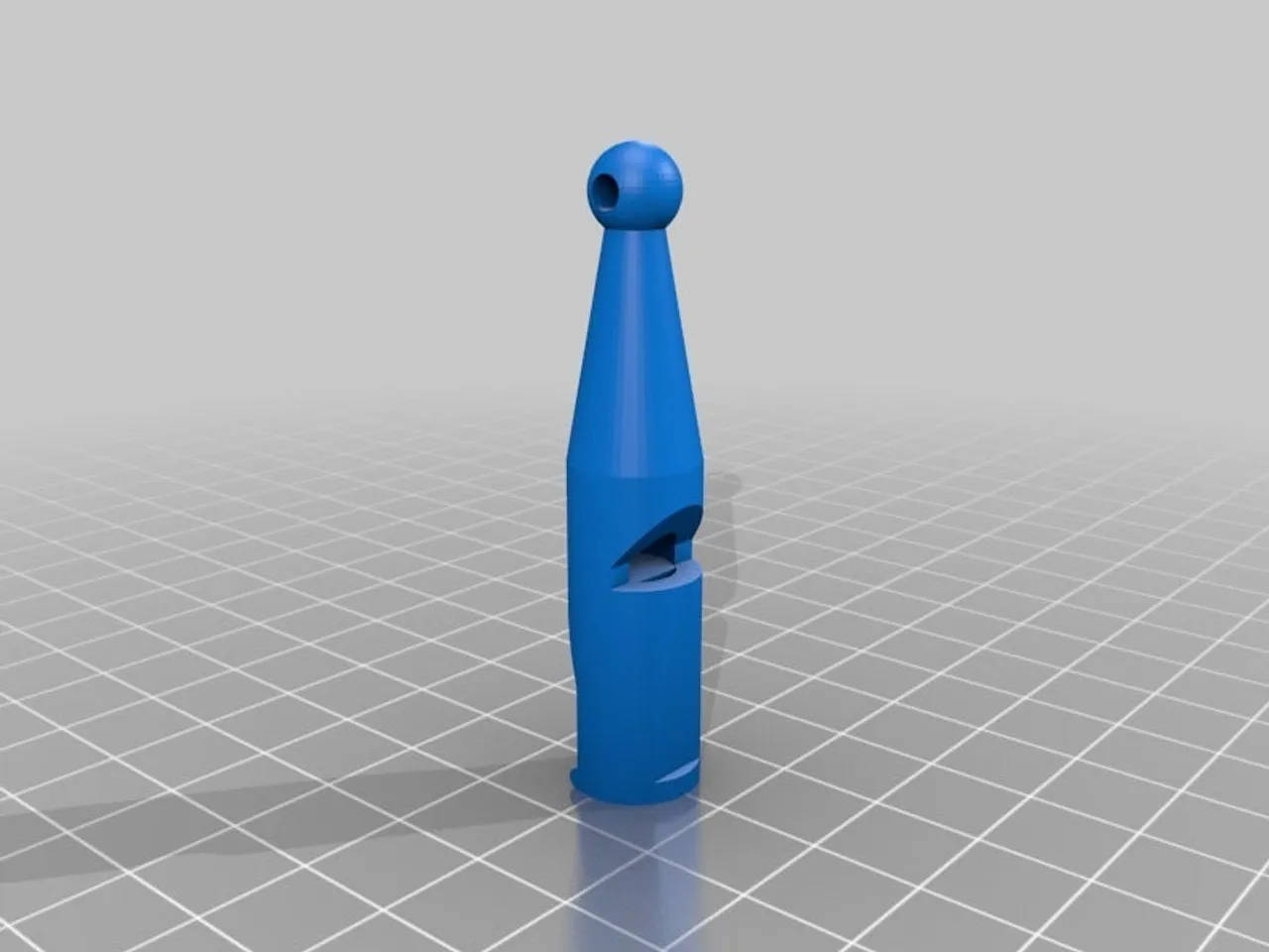 Oblong Dog Whistle by japhillips87 | Download free STL model ...