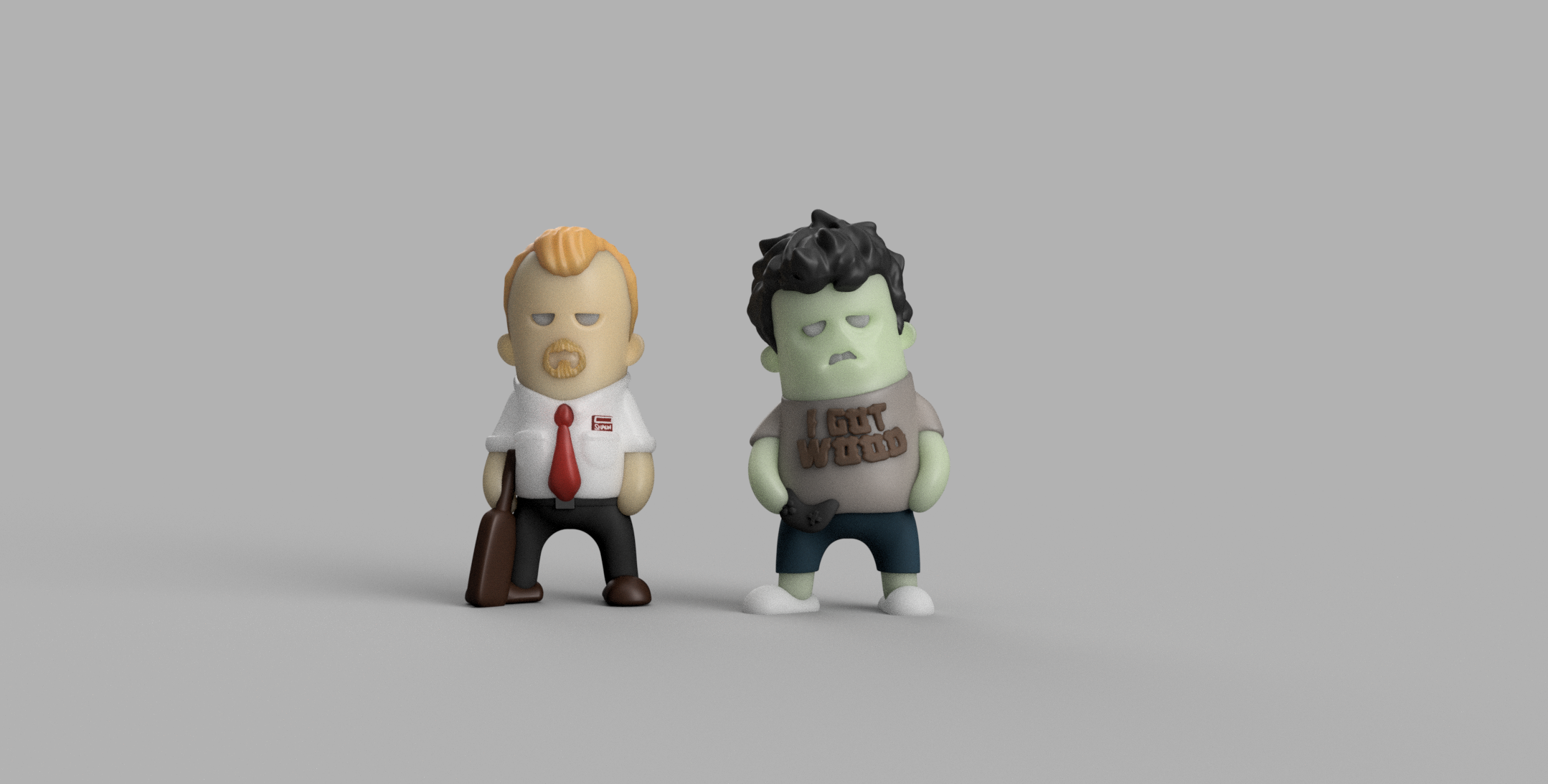 Mini Shaun and Ed... from the dead
