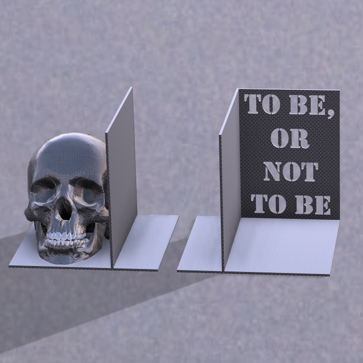 Bookend Skull