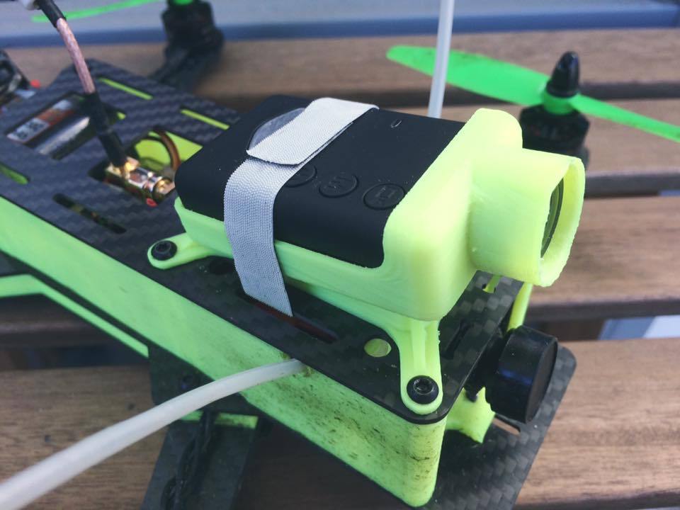 MOBIUS Cage mount for FPV racer RCX, QMD