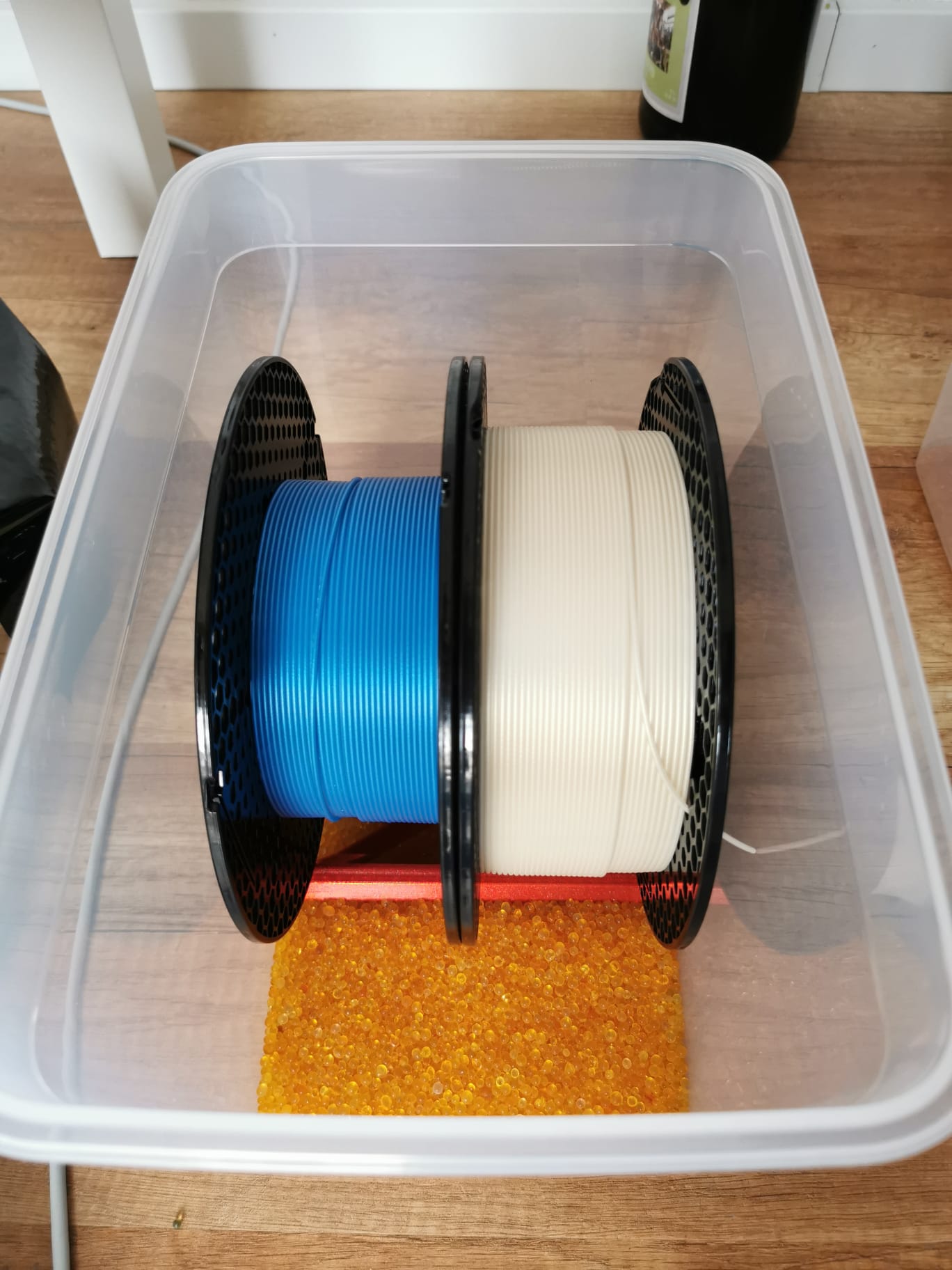 Spool holder for the IKEA 365+ Drybox by habawich | Download free STL ...