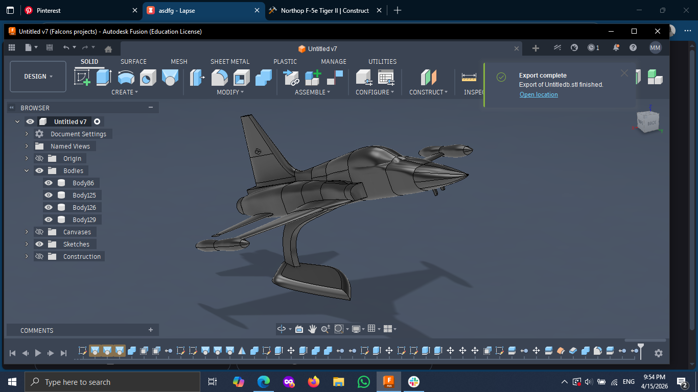 Northop F-5e Tiger II