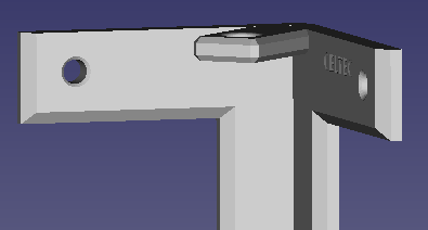 3DoF Corner Wall Mount for Raspi Camera Modules.