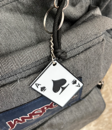 Ace of Spades Keychain