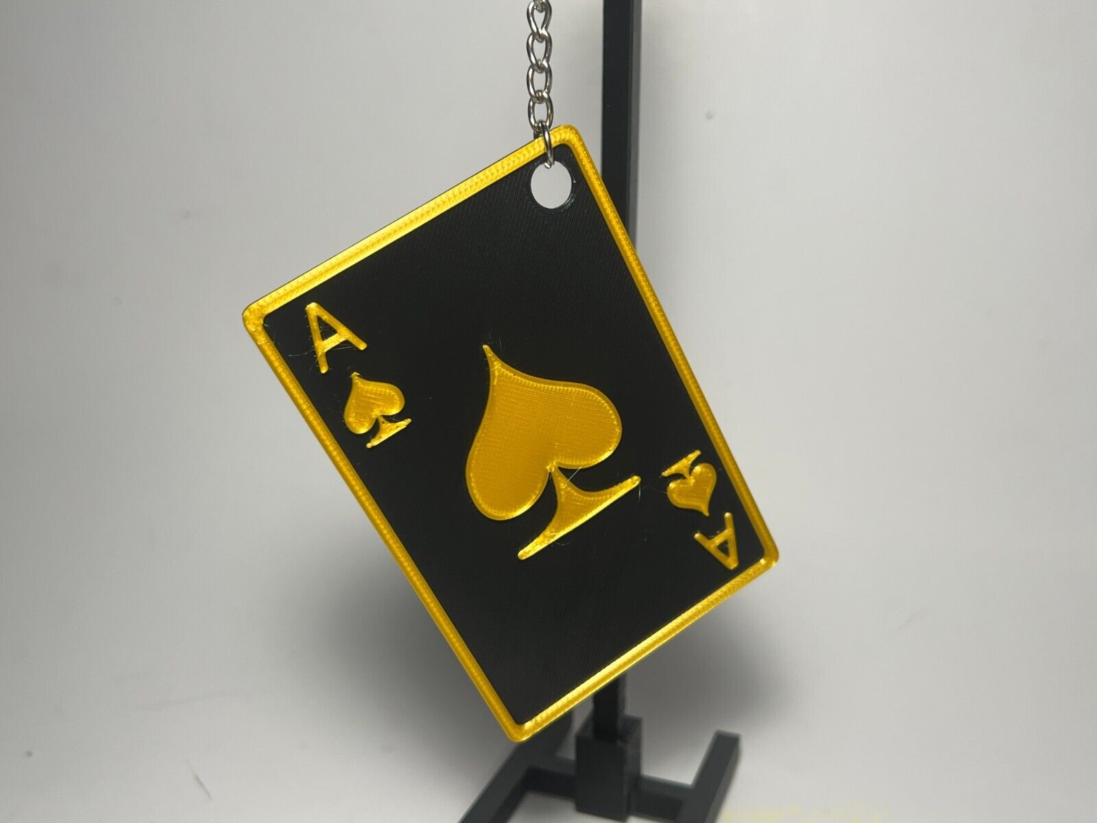 Ace of Spades Keychain by Dlux Brand Download free STL model