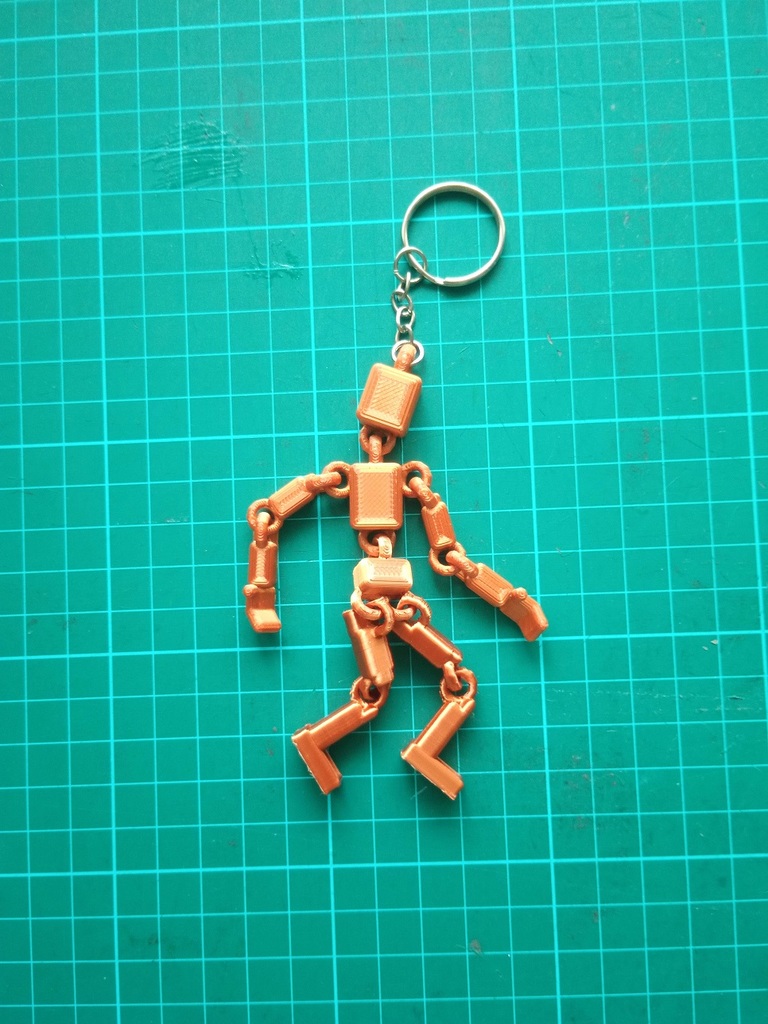 Print in Place Ragdollbot w/ Head Link