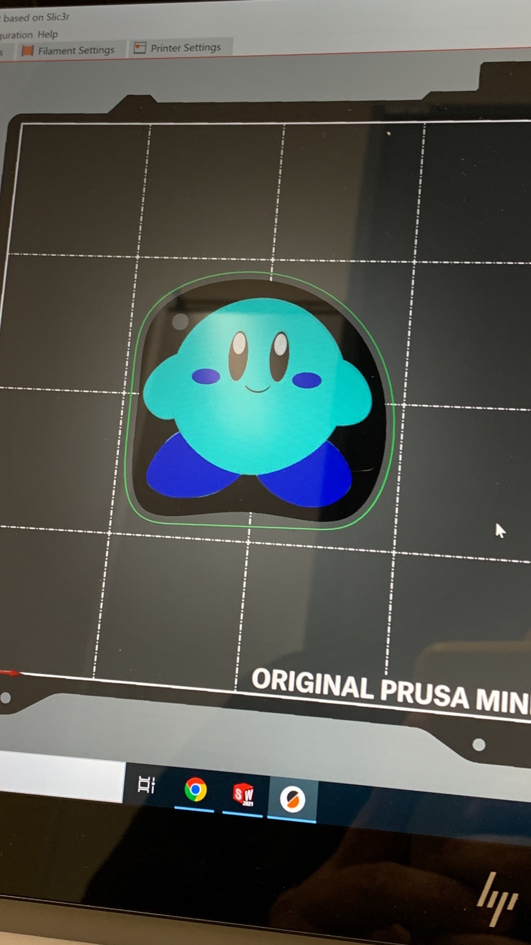 Miniatura 3 do modelo 3D Kirby keychain