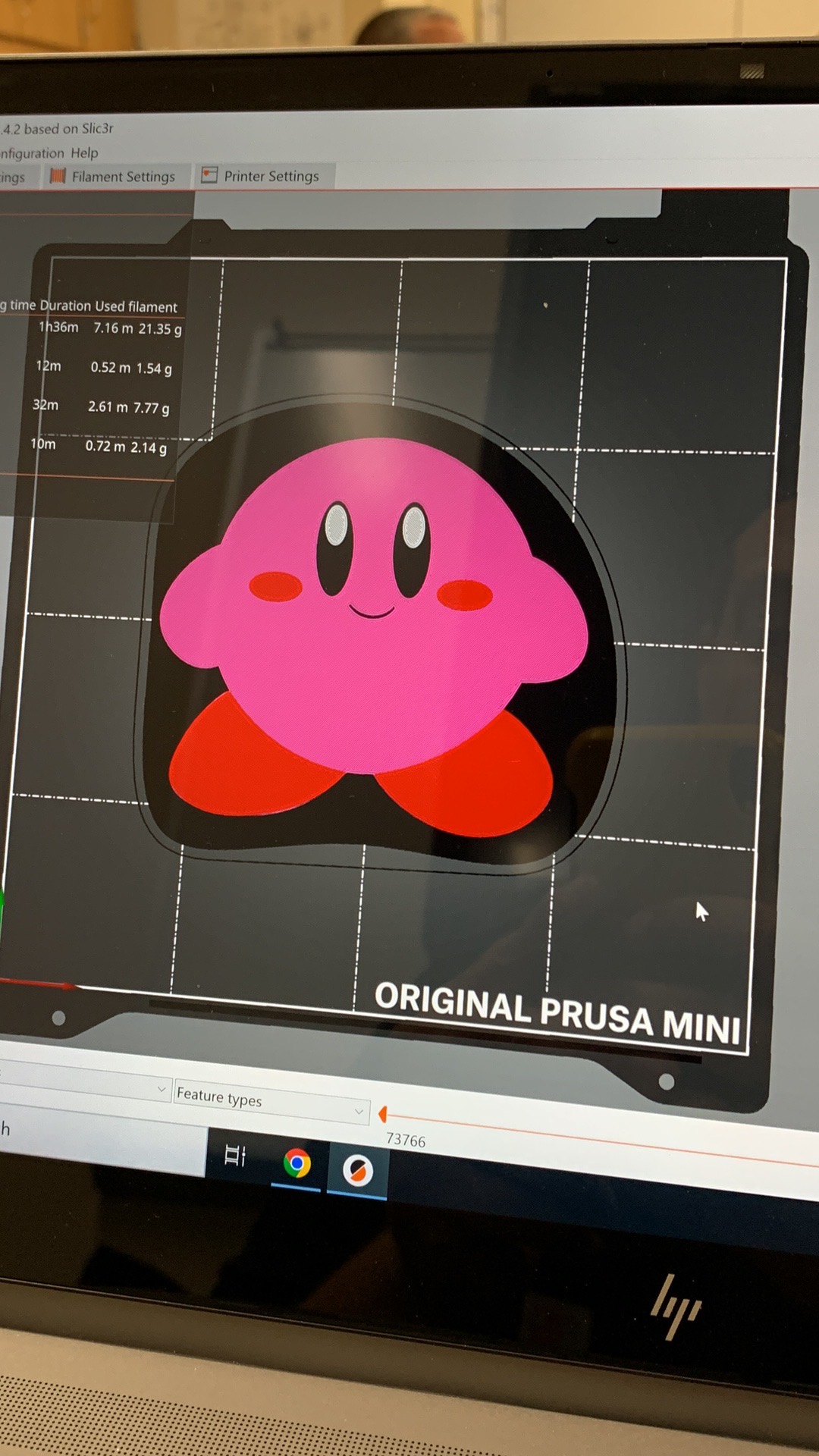 Miniatura 2 do modelo 3D Kirby keychain