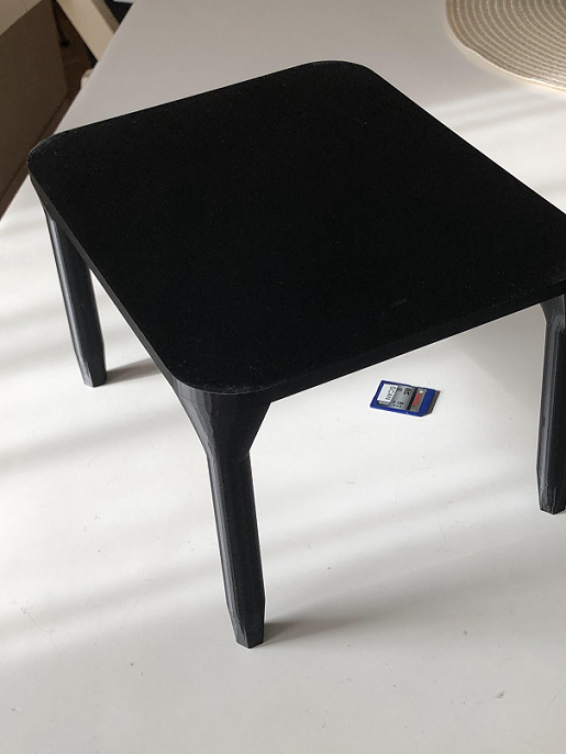Miniatura 2 do modelo 3D Small table - Support PC screen / Sellette