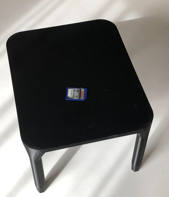 Miniatura 4 do modelo 3D Small table - Support PC screen / Sellette