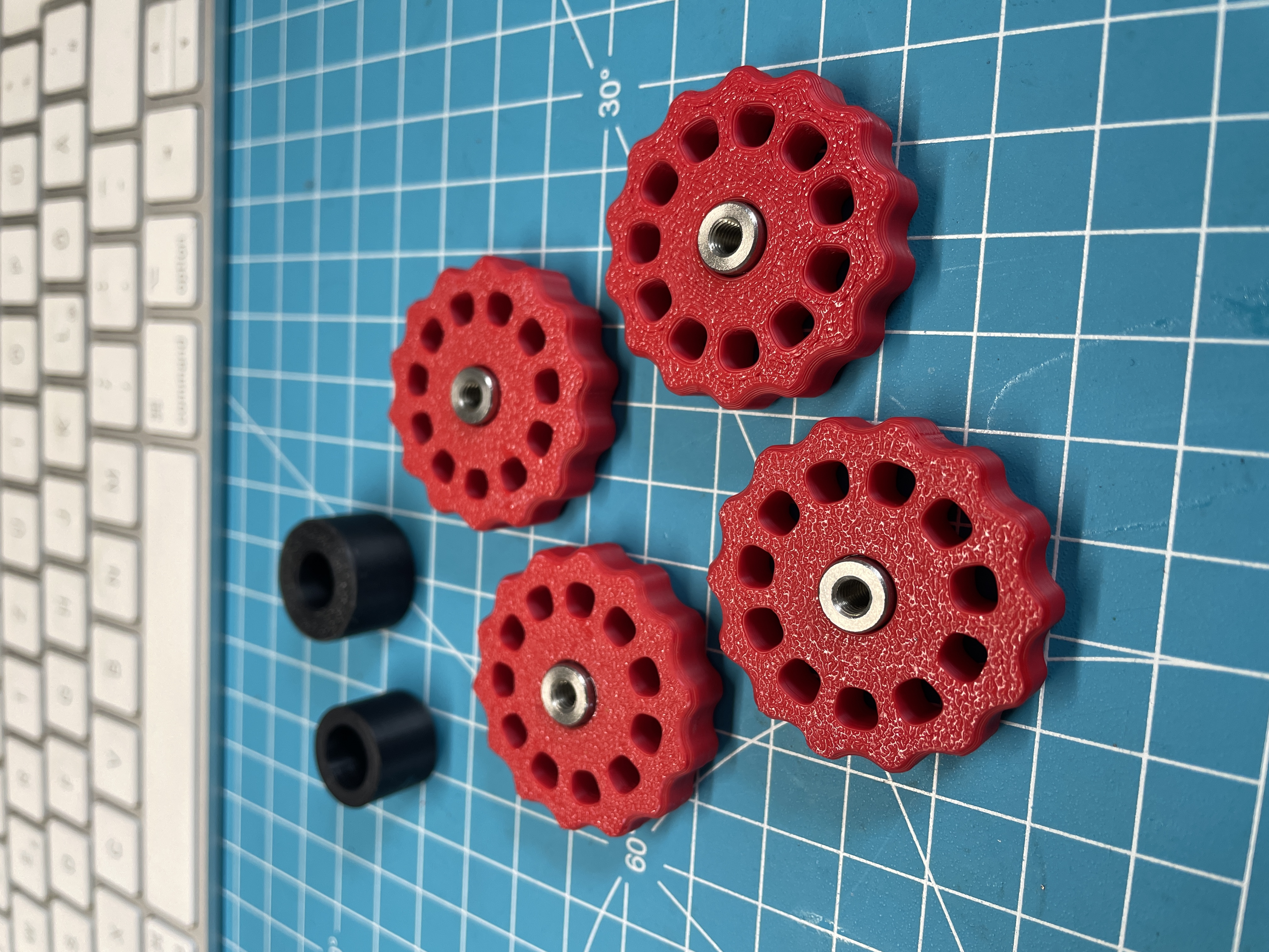 Bed adjustment wheel for bedleveling — miniatura 3
