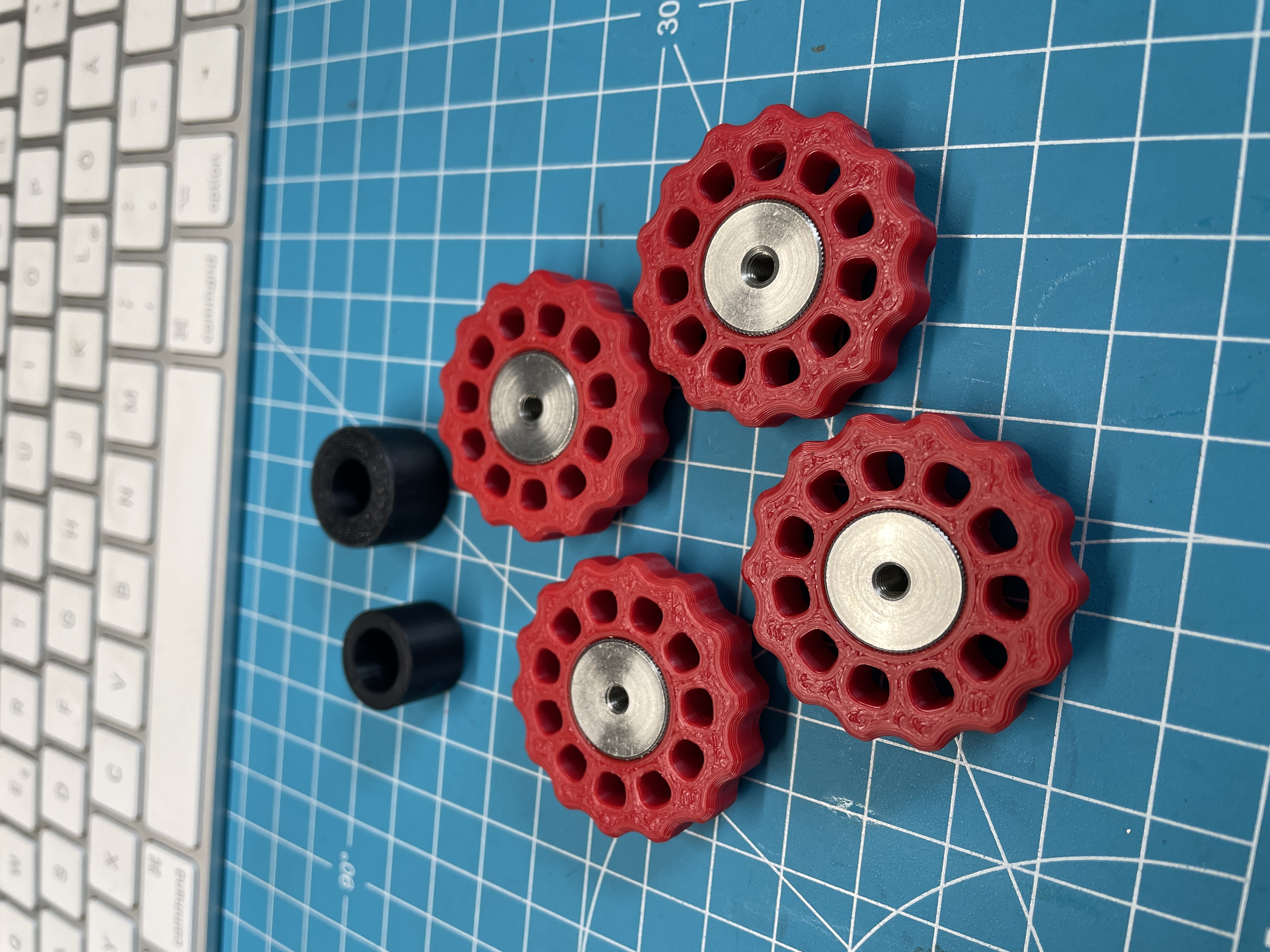 Bed adjustment wheel for bedleveling — miniatura 5