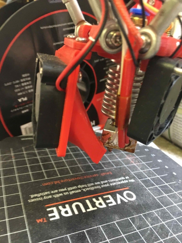 Kossel Mini Fan Shroud/Duct (40 mm fan)