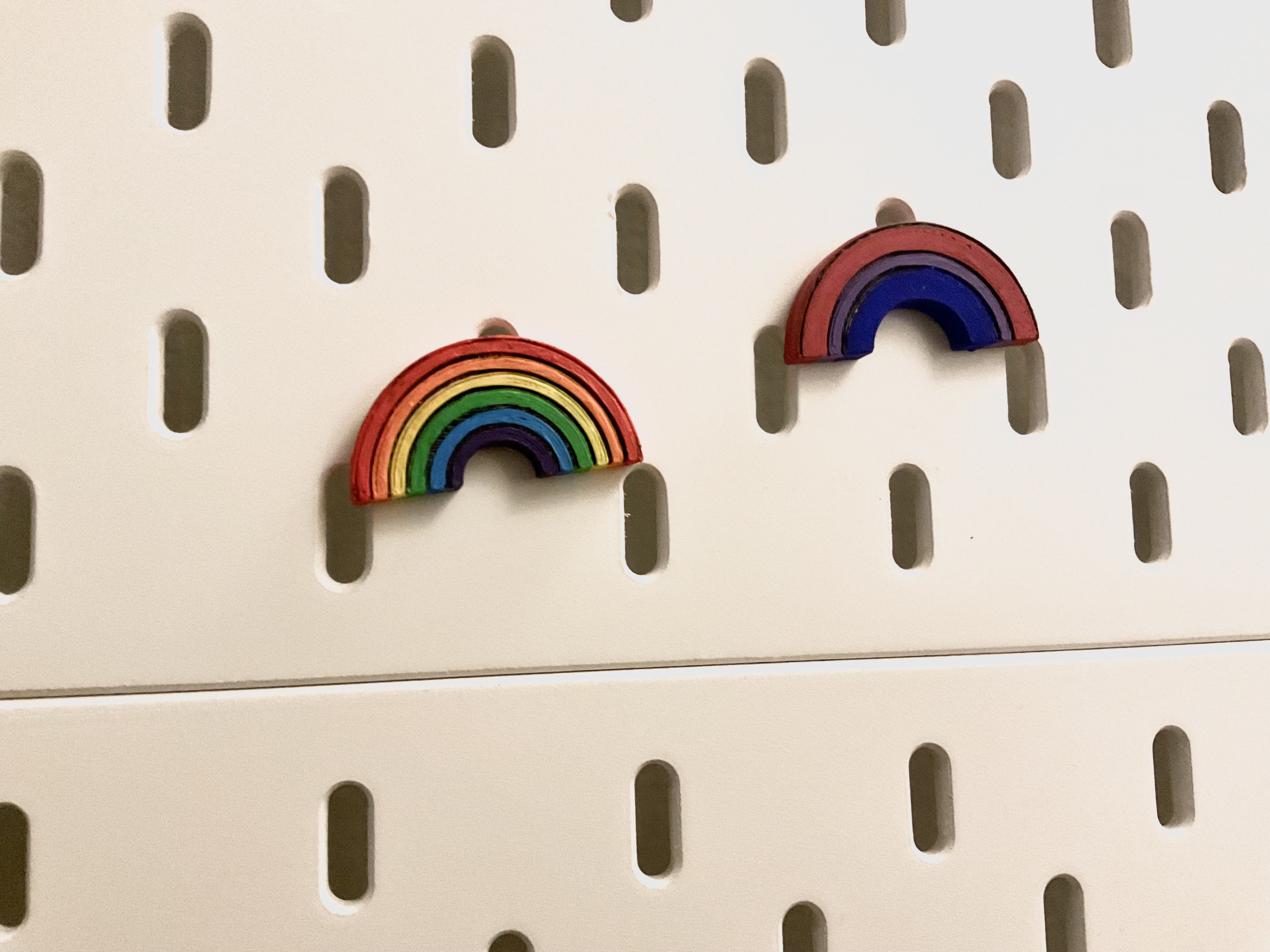 Ikea Skadis Decoration Pride & Bi Rainbow