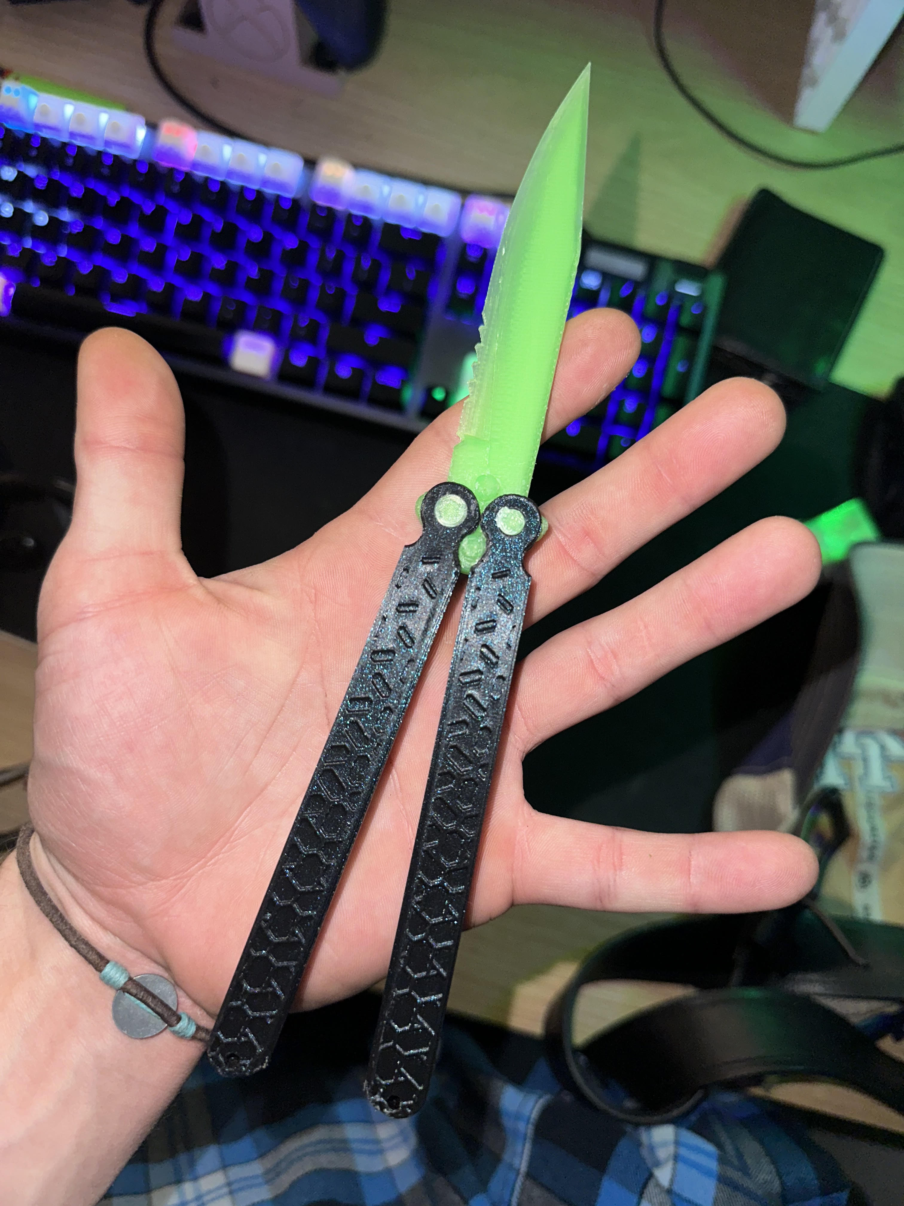 Butterfly Knife 3D model thumbnail