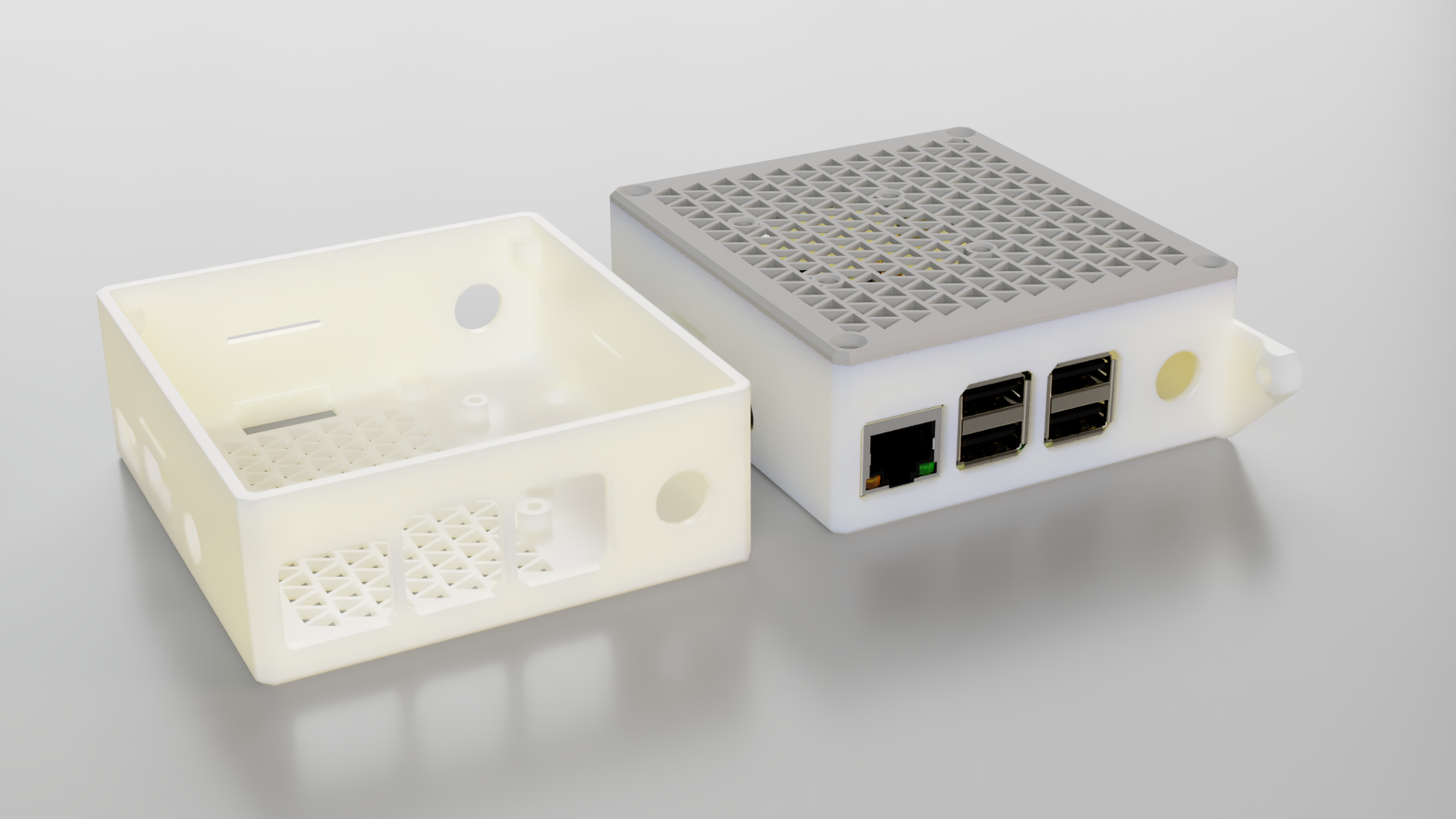 Raspberry Pi 3 Case For Pi Buck Converter Direct Prusa I3 MK3 