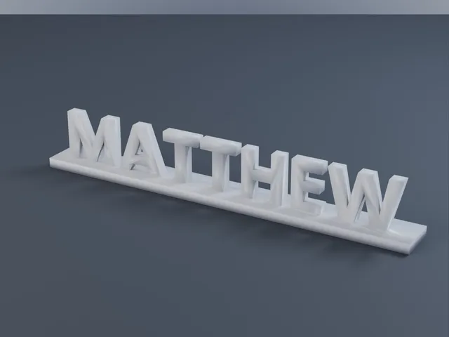 Desk Name Plate Set — Personalised Office Signs