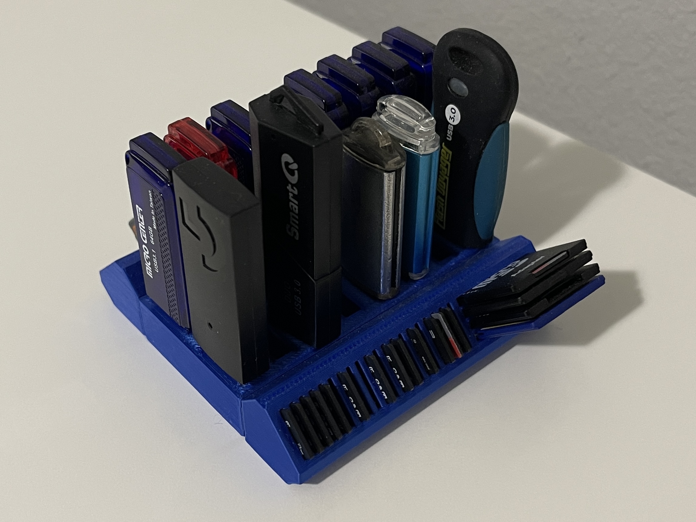 Flash Drive and Micro SD Organizer