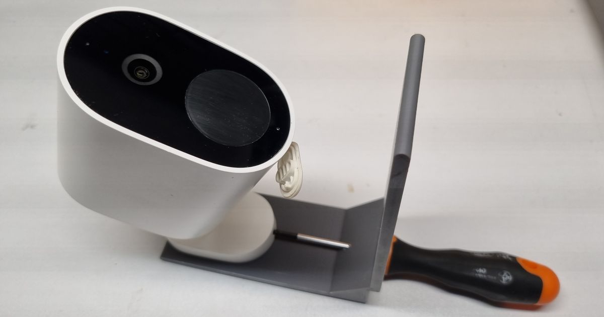 Stand mount for Xiaomi 360 Outdoor camera by Sica Download free STL