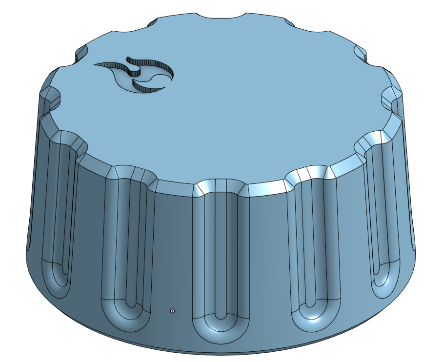 Napoleon Grill Knob by Darkstar77 Download free STL model