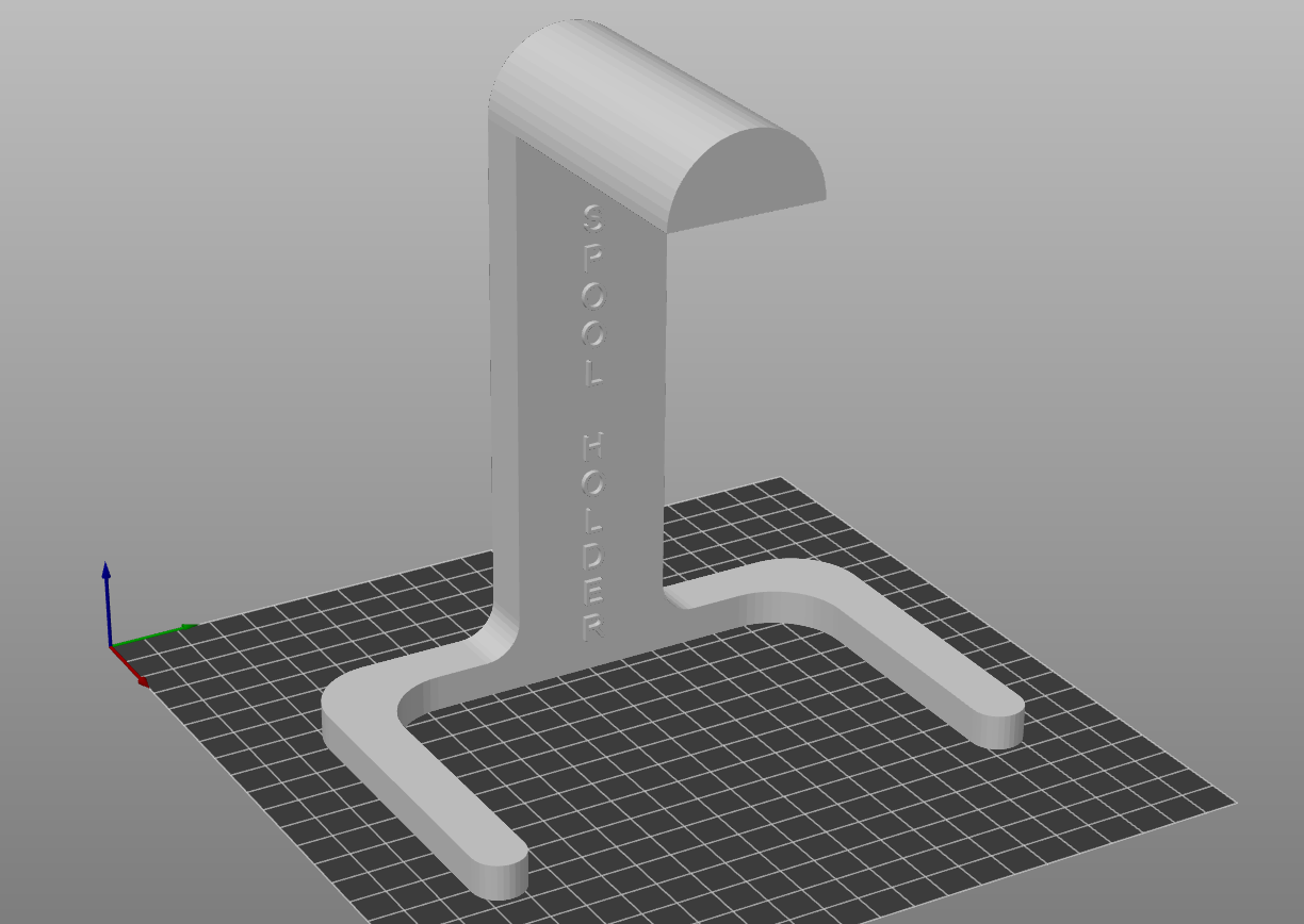 Spool holder universal stand mount