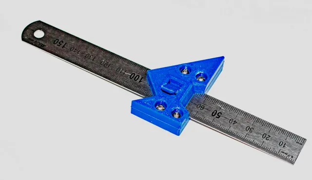 Ruler marking device, Markup three in one