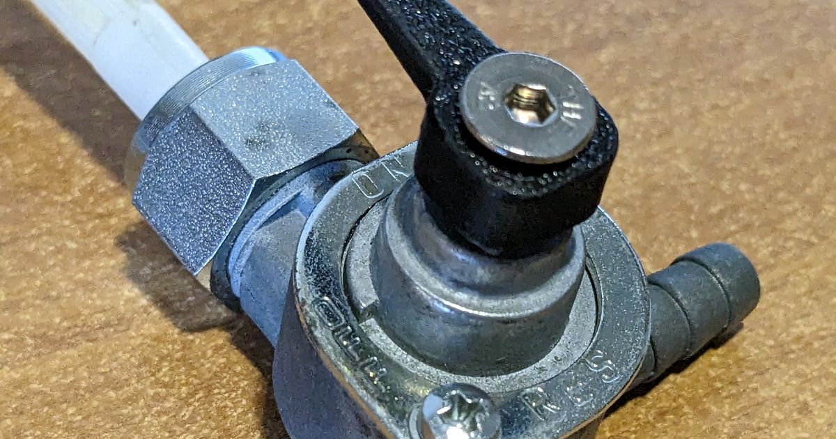 Honda NSR125 Petcock Lever / Fuel valve knob by acolombo Download