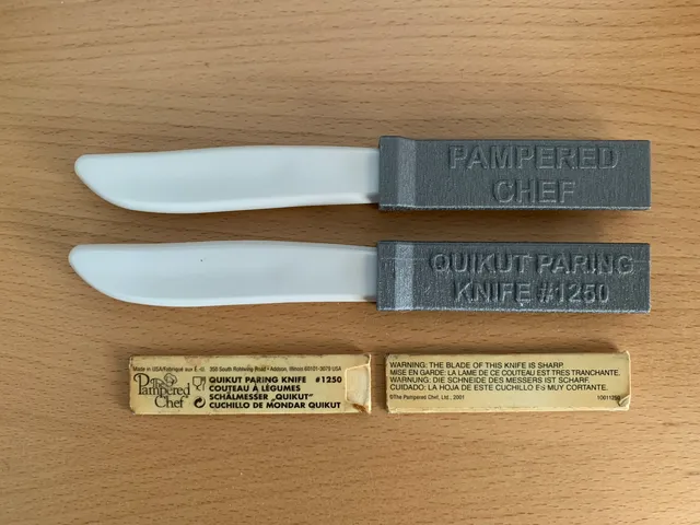 Pampered Chef Quikut Paring Knife #1250 Sheath