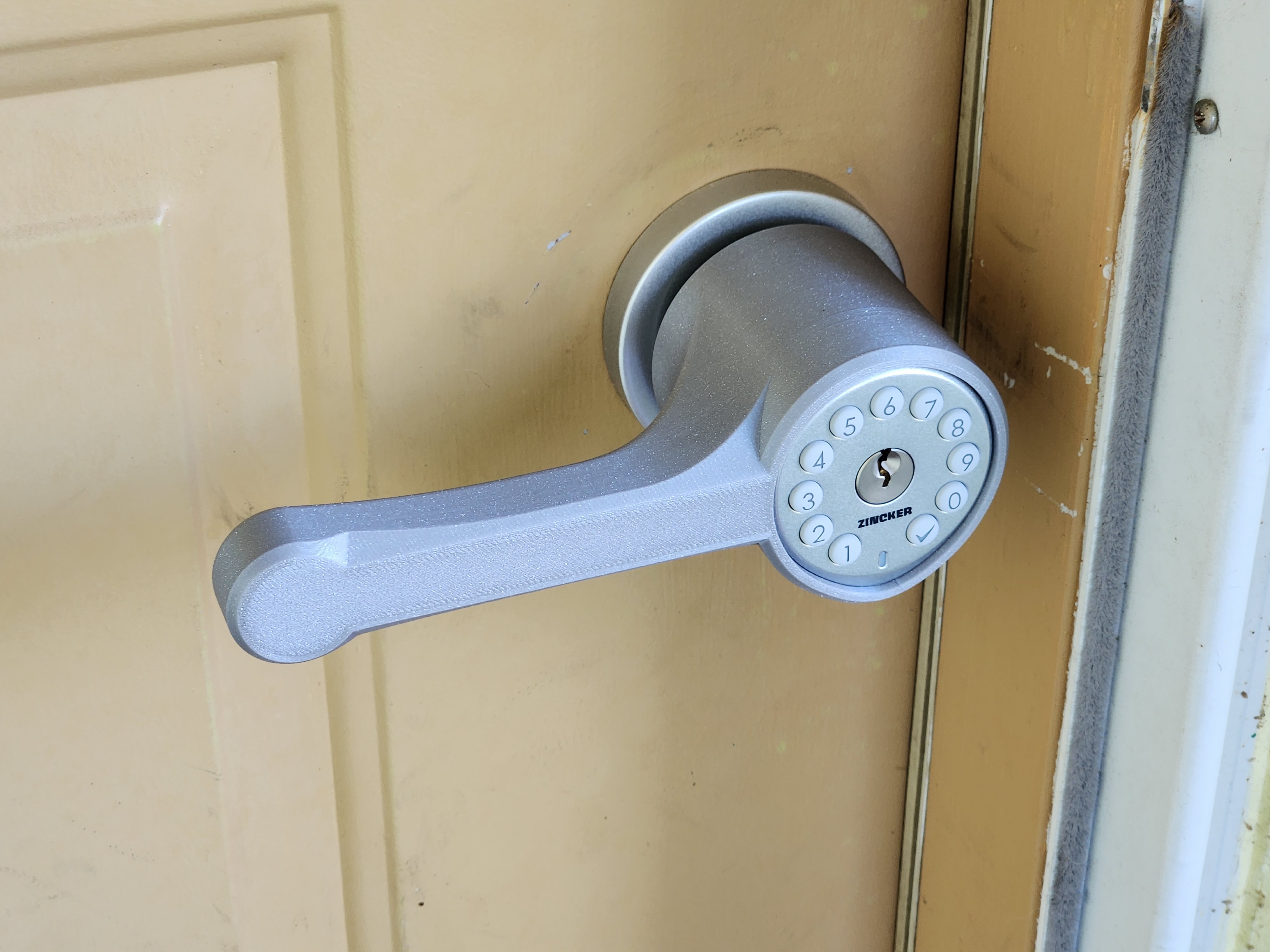 zincker Door Knob Handle by Kirk Makes Things Download free STL model