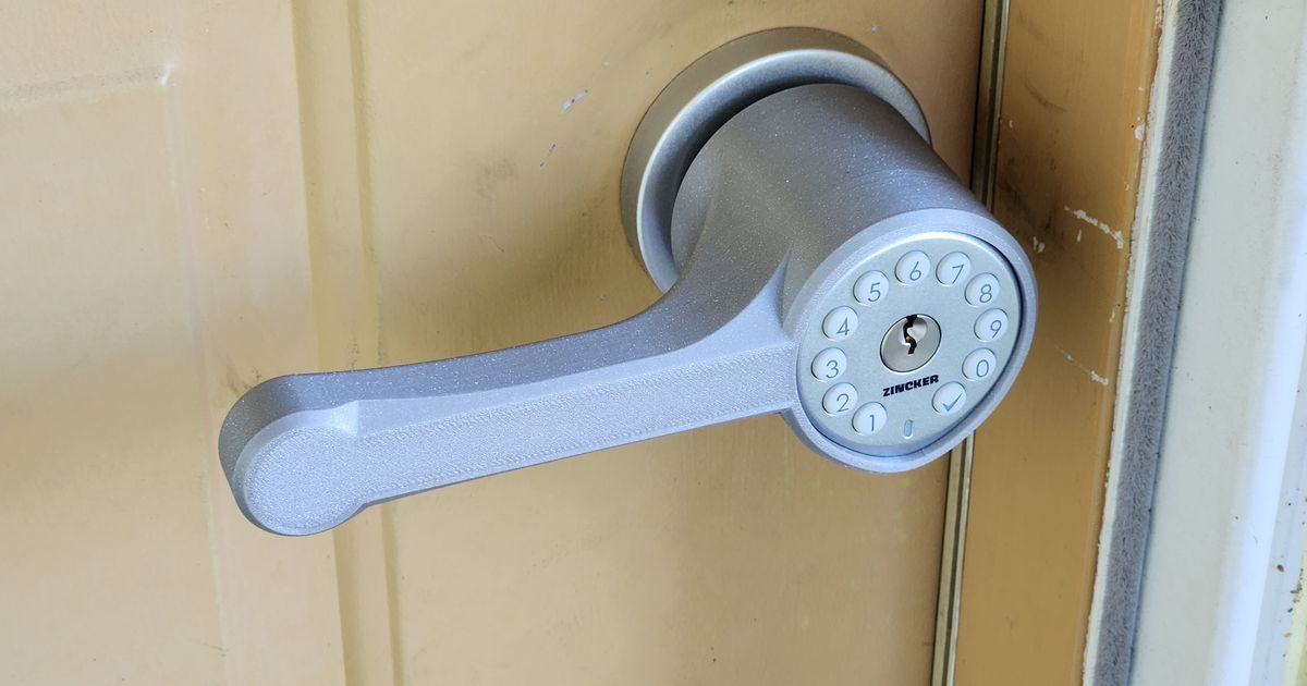 zincker Door Knob Handle by Kirk Makes Things Download free STL model