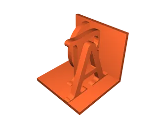 Alphabet bookends by Ch'marr | Download free STL model | Printables.com