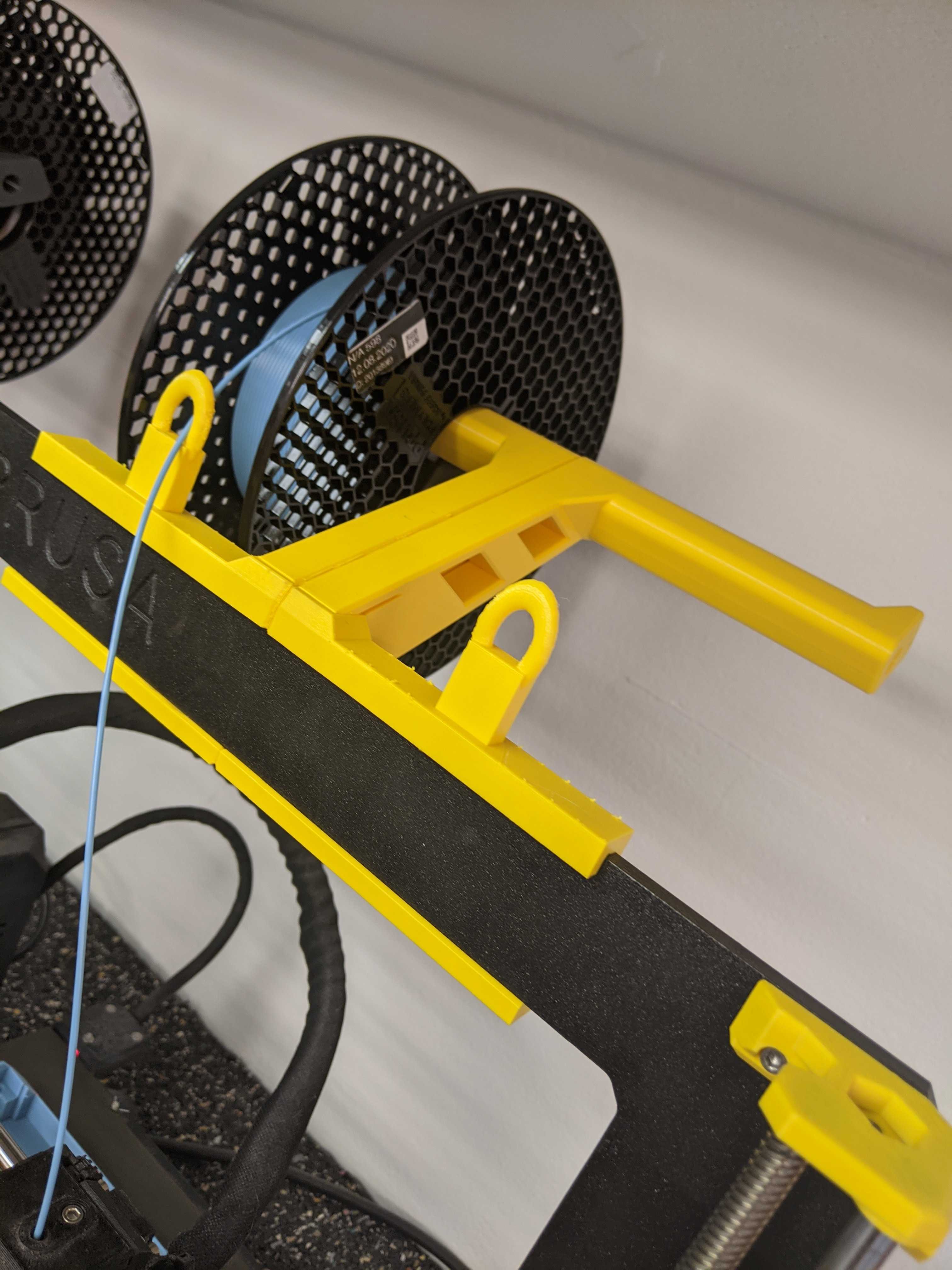 low angle spool holder
