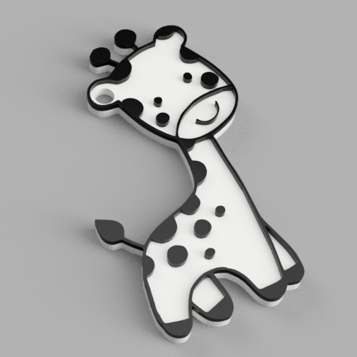 Cutes animals keychain by djedje_zr7 Download free STL model