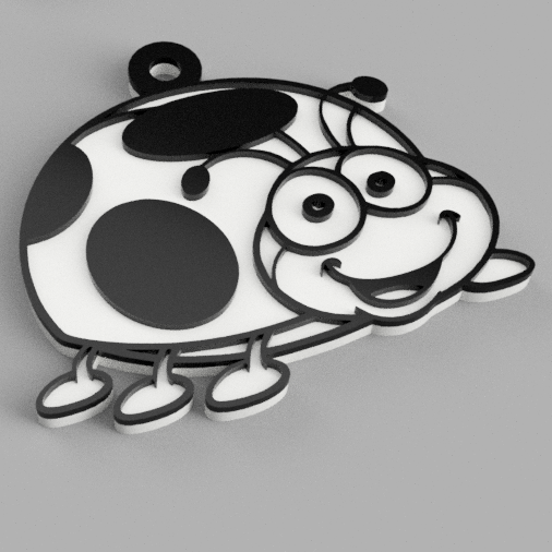 Cutes animals keychain by djedje_zr7 Download free STL model