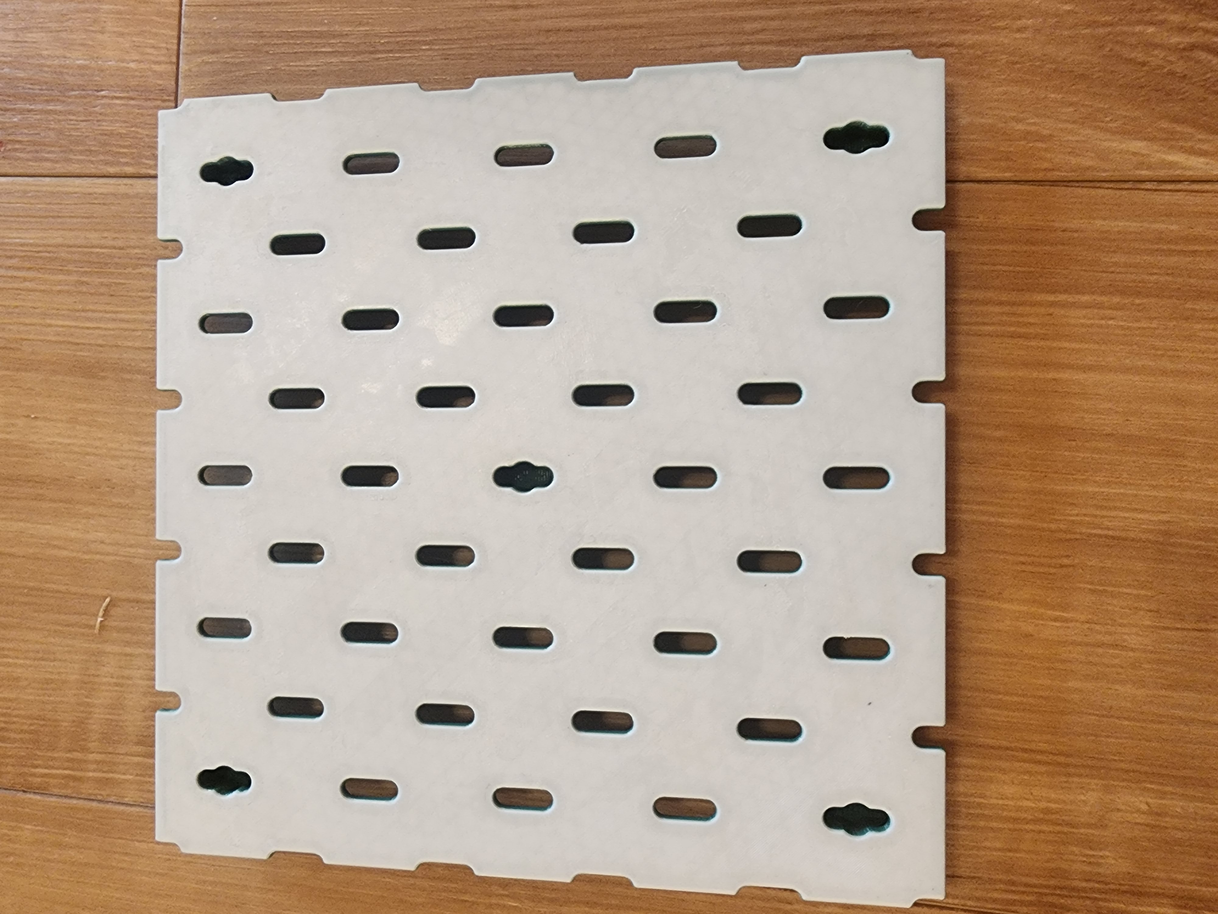 Seamless Pegboard - No Supports 3D model thumbnail