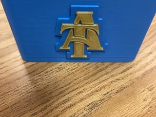 North Carolina A&T coaster set with box by SR22pilot | Download free STL  model | Printables.com