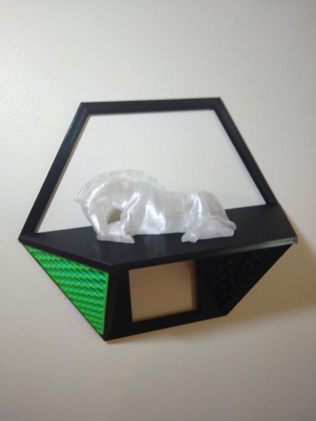 Honeycomb Display Shelf without screws